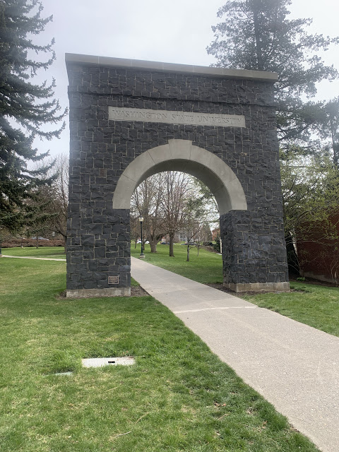 Arch over shared path