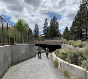 Central Oregon Historic Canal Trail Under Brookswood Boulevard PHOTO