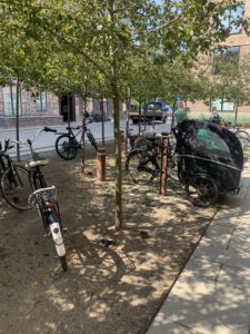 Photo of bike parking areas