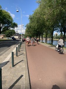 image of on the other side - a bike path