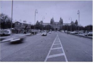 photo of Museumplein after WWII - shows a highway